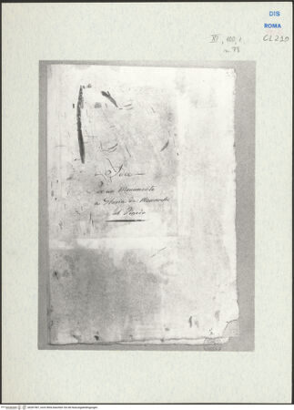 Vorderseite von bh281487_recto