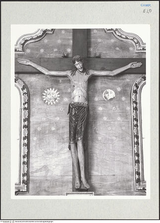 Vorderseite von Courtauld Institute of Art [https://www.deutsche-digitale-bibliothek.de/content/lizenzen/rv-ez/] Altarkreuz - Gesamtansicht, bh283300_recto. Foto.