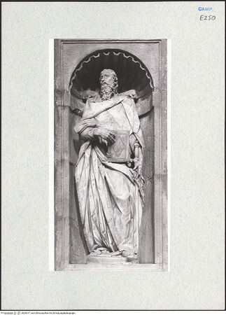 Vorderseite von Courtauld Institute of Art [https://www.deutsche-digitale-bibliothek.de/content/lizenzen/rv-ez/] Heilige Petrus und Paulus - Heiliger Paulus (Gesamtansicht), bh283317_recto. Foto.