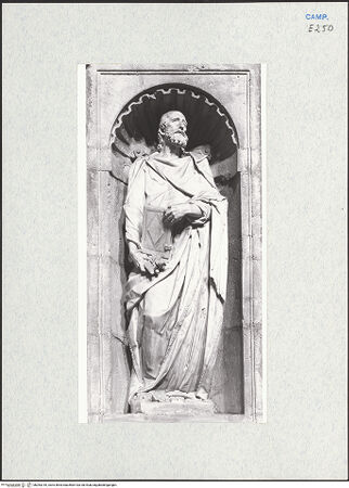 Vorderseite von Courtauld Institute of Art [https://www.deutsche-digitale-bibliothek.de/content/lizenzen/rv-ez/] Heilige Petrus und Paulus - Heiliger Petrus (Gesamtansicht), bh283318_recto. Foto.
