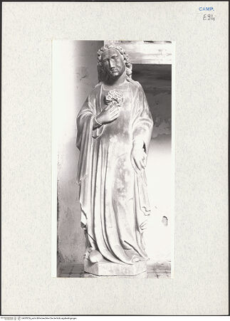 Vorderseite von Courtauld Institute of Art [https://www.deutsche-digitale-bibliothek.de/content/lizenzen/rv-ez/] Grabmal des Kardinals Francesco Carbone (gest. 1405)Die drei theologischen Tugenden - Spes, bh283326_recto. Foto.