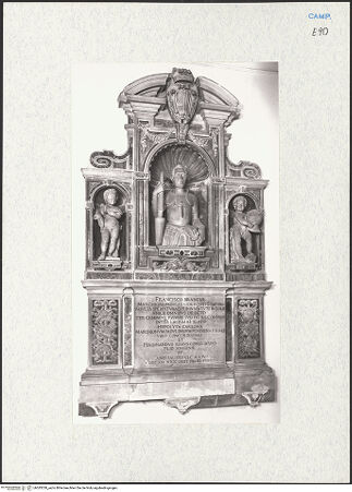 Vorderseite von Courtauld Institute of Art [https://www.deutsche-digitale-bibliothek.de/content/lizenzen/rv-ez/] Grabmal des Francesco Brancia (gest. 1624) - Gesamtansicht, bh283330_recto. Foto.