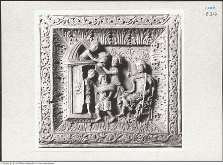 Vorderseite von Courtauld Institute of Art [https://www.deutsche-digitale-bibliothek.de/content/lizenzen/rv-ez/] Szenen  aus dem Leben des JosephSzenen  aus dem Leben des Joseph - Joseph trifft Vorkehrungen für die Hungersnot und läßt Korn einlagern, bh283345_recto. Foto.