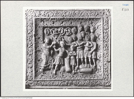 Vorderseite von Courtauld Institute of Art [https://www.deutsche-digitale-bibliothek.de/content/lizenzen/rv-ez/] Szenen  aus dem Leben des JosephSzenen  aus dem Leben des Joseph - Der Becher wird in Benjamins Sack gefunden, bh283346_recto. Foto.