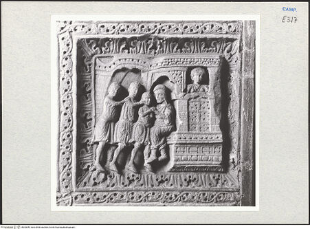 Vorderseite von Courtauld Institute of Art [https://www.deutsche-digitale-bibliothek.de/content/lizenzen/rv-ez/] Szenen  aus dem Leben des JosephSzenen  aus dem Leben des Joseph - Joseph wird an Potiphar verkauft, bh283352_recto. Foto.