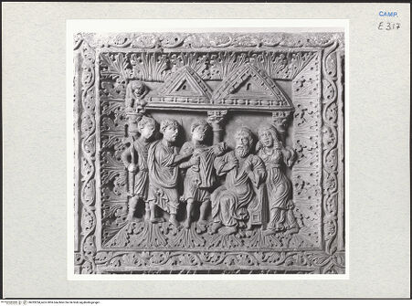 Vorderseite von Courtauld Institute of Art [https://www.deutsche-digitale-bibliothek.de/content/lizenzen/rv-ez/] Szenen  aus dem Leben des JosephSzenen  aus dem Leben des Joseph - Josephs blutbesudelter Mantel wird zu Jakob gebracht und ihm gezeigt, bh283354_recto. Foto.