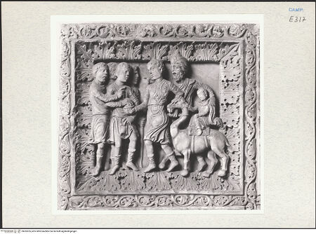 Vorderseite von Courtauld Institute of Art [https://www.deutsche-digitale-bibliothek.de/content/lizenzen/rv-ez/] Szenen  aus dem Leben des JosephSzenen  aus dem Leben des Joseph - Joseph wird für zwanzig Stücke Silber verkauft, bh283355_recto. Foto.