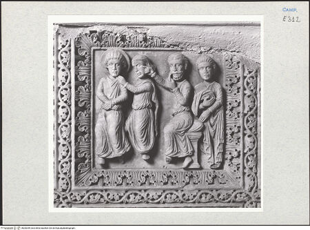 Vorderseite von Courtauld Institute of Art [https://www.deutsche-digitale-bibliothek.de/content/lizenzen/rv-ez/] Szenen  aus dem Leben des heiligen Januarius und des Samson; Heilige RitterSzenen  aus dem Leben des heiligen Januarius - Urteil des heiligen Januarius vor Timotheus, bh283359_recto. Foto.