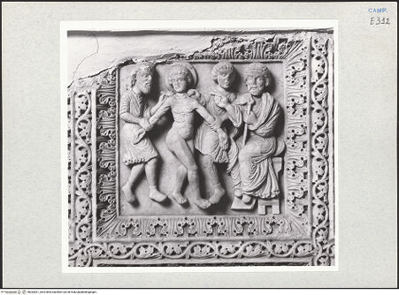 Vorderseite von Courtauld Institute of Art [https://www.deutsche-digitale-bibliothek.de/content/lizenzen/rv-ez/] Szenen  aus dem Leben des heiligen Januarius und des Samson; Heilige RitterSzenen  aus dem Leben des heiligen Januarius - Urteil des heiligen Januarius, bh283361_recto. Foto.