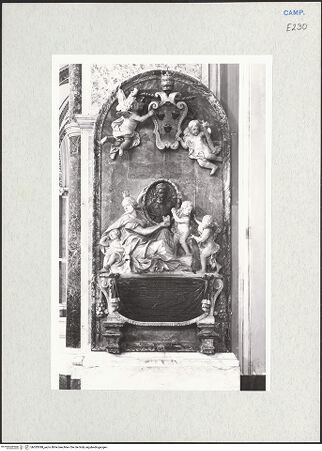 Vorderseite von Courtauld Institute of Art [https://www.deutsche-digitale-bibliothek.de/content/lizenzen/rv-ez/] Denkmal des Papstes Innozenz XII (gest. 1700) - Gesamtansicht, bh283388_recto. Foto.