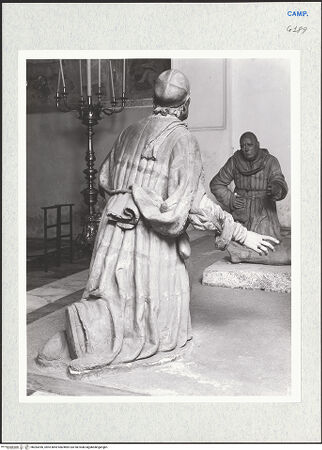 Vorderseite von Courtauld Institute of Art [https://www.deutsche-digitale-bibliothek.de/content/lizenzen/rv-ez/] Beweinung ChristiNikodemus - Rückseite, bh283396_recto. Foto.