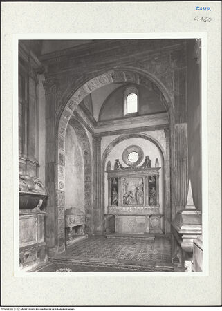 Vorderseite von Courtauld Institute of Art [https://www.deutsche-digitale-bibliothek.de/content/lizenzen/rv-ez/] Sant'Anna dei LombardiCappella Correale - Innenansicht, bh283413_recto. Foto.