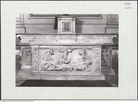 Vorderseite von Courtauld Institute of Art [https://www.deutsche-digitale-bibliothek.de/content/lizenzen/rv-ez/] Altar der Verklärung Christi - Gesamtansicht, bh283423_recto. Foto.