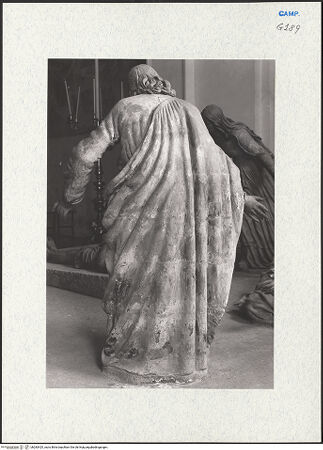 Vorderseite von Courtauld Institute of Art [https://www.deutsche-digitale-bibliothek.de/content/lizenzen/rv-ez/] Beweinung ChristiJohannes der Evangelist - Rückseite, bh283425_recto. Foto.