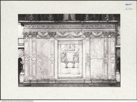 Vorderseite von Courtauld Institute of Art [https://www.deutsche-digitale-bibliothek.de/content/lizenzen/rv-ez/] Hauptaltar - Rückseite (Cherubim und adorierende Engel), bh283447_recto. Foto.