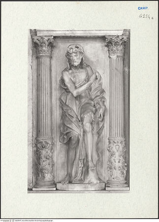 Vorderseite von Courtauld Institute of Art [https://www.deutsche-digitale-bibliothek.de/content/lizenzen/rv-ez/] Der Altar von Monteoliveto (Altare del Pezzo)Johannes der Täufer - Gesamtansicht, bh283457_recto. Foto.