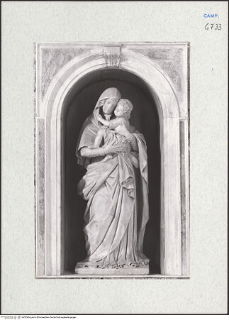 Vorderseite von Courtauld Institute of Art [https://www.deutsche-digitale-bibliothek.de/content/lizenzen/rv-ez/] Madonna und Gottvater - Detail, Madonna, bh283464_recto. Foto.