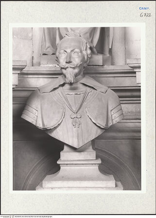 Vorderseite von Courtauld Institute of Art [https://www.deutsche-digitale-bibliothek.de/content/lizenzen/rv-ez/] Büste des Lucio Caracciolo - Gesamtansicht, bh283509_recto. Foto.