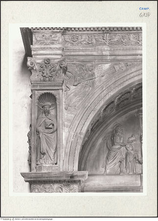 Vorderseite von Courtauld Institute of Art [https://www.deutsche-digitale-bibliothek.de/content/lizenzen/rv-ez/] Cappella MiroballoHeiligen - Der heilige Hieronymus, bh283511_recto. Foto.