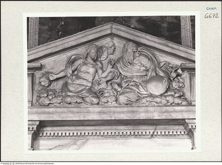 Vorderseite von Courtauld Institute of Art [https://www.deutsche-digitale-bibliothek.de/content/lizenzen/rv-ez/] Altare dell'Assunzione (Mariä Himmelfahrt) - Detail, Dreifaltigkeit, bh283554_recto. Foto.