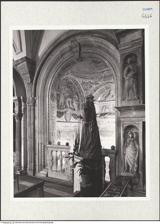 Vorderseite von Courtauld Institute of Art [https://www.deutsche-digitale-bibliothek.de/content/lizenzen/rv-ez/] San Domenico MaggioreCappella della Natività (Carafa di Ruvo) - Seitenansicht, bh283648_recto. Foto.