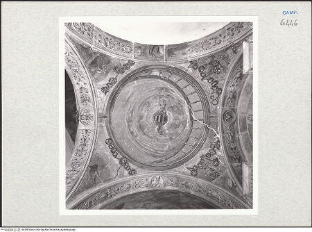 Vorderseite von Courtauld Institute of Art [https://www.deutsche-digitale-bibliothek.de/content/lizenzen/rv-ez/] San Domenico MaggioreCappella della Natività (Carafa di Ruvo) - Kuppel, bh283650_recto. Foto.