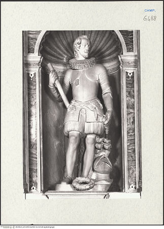 Vorderseite von Courtauld Institute of Art [https://www.deutsche-digitale-bibliothek.de/content/lizenzen/rv-ez/] Grabmal des Carlo Spinelli (gest. 1634) - Carlo Spinelli, bh283662_recto. Foto.