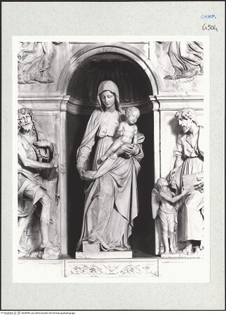 Vorderseite von Courtauld Institute of Art [https://www.deutsche-digitale-bibliothek.de/content/lizenzen/rv-ez/] Maria-Schnee-Altar - Madonna, bh283684_recto. Foto.