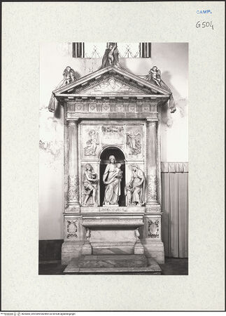 Vorderseite von Courtauld Institute of Art [https://www.deutsche-digitale-bibliothek.de/content/lizenzen/rv-ez/] Maria-Schnee-Altar - Gesamtansicht, bh283685_recto. Foto.