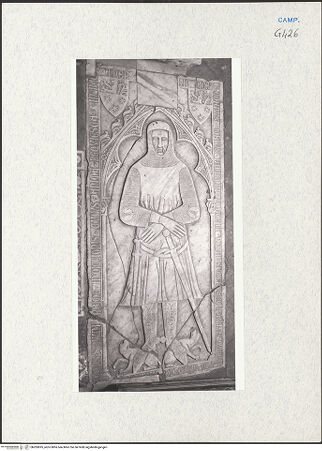 Vorderseite von Courtauld Institute of Art [https://www.deutsche-digitale-bibliothek.de/content/lizenzen/rv-ez/] Grabplatte des Ludovico Dentice - Gesamtansicht, bh283695_recto. Foto.