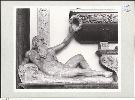 Vorderseite von Courtauld Institute of Art [https://www.deutsche-digitale-bibliothek.de/content/lizenzen/rv-ez/] Grabmal des Bernardino Rota (gest. 1575)Tiber und Arno - Tiber, bh283717_recto. Foto.