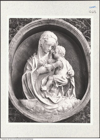 Vorderseite von Courtauld Institute of Art [https://www.deutsche-digitale-bibliothek.de/content/lizenzen/rv-ez/] Grabmal des Berardo Capece (gest. 1614) - Madonna, bh283722_recto. Foto.