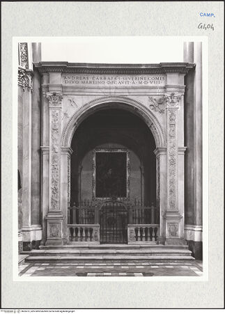 Vorderseite von Courtauld Institute of Art [https://www.deutsche-digitale-bibliothek.de/content/lizenzen/rv-ez/] San Domenico MaggioreCappella Saluzzo (ehem. Carafa di Santa Severina oder San Martino) - Ansicht von außen, bh283751_recto. Foto.