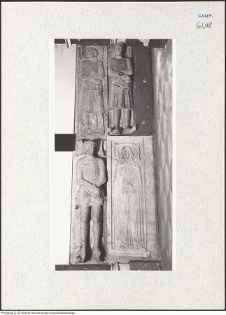 Vorderseite von Courtauld Institute of Art [https://www.deutsche-digitale-bibliothek.de/content/lizenzen/rv-ez/] Liegefigur eines Ritters - Liegefiguren und Grabplatten, bh283756_recto. Foto.