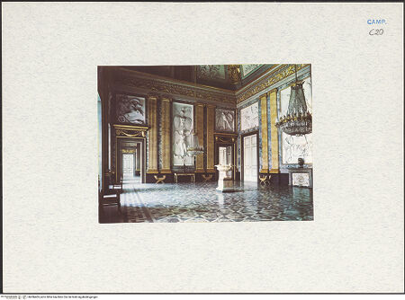 Vorderseite von unbekannt [https://www.deutsche-digitale-bibliothek.de/content/lizenzen/rv-fz/] Palazzo RealeSala di Marte - Innenansicht, bh286403_recto. Foto.