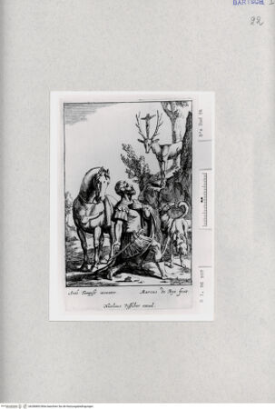 Vorderseite von  [http://creativecommons.org/publicdomain/mark/1.0/] Heiliger Eustachius - , bh286865. Foto.