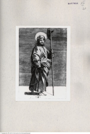 Vorderseite von  [http://creativecommons.org/publicdomain/mark/1.0/] Heiliger Judas Thaddäus - , bh287261. Foto.