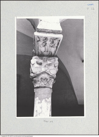 Vorderseite von Glass, Dorothy [https://www.deutsche-digitale-bibliothek.de/content/lizenzen/rv-ez/] Kapitell 44 (Giess, 1959; Naldi, 1990) - Kapitell 44, bh287273_recto. Foto: Glass, Dorothy.