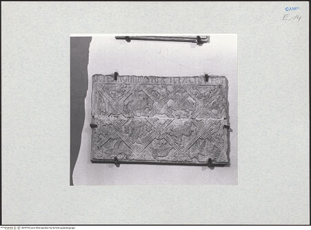 Vorderseite von Glass, Dorothy [https://www.deutsche-digitale-bibliothek.de/content/lizenzen/rv-ez/] Greifen und Vögel - Gesamtansicht, bh287332_recto. Foto: Glass, Dorothy.