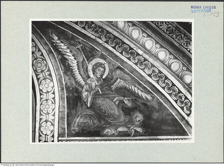 Vorderseite von Vasari [https://www.deutsche-digitale-bibliothek.de/content/lizenzen/rv-ez/] FreskenzyklusEngelspaare - Westseite, Engel rechts, bh287430_recto. Foto.