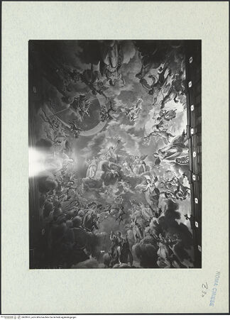 Vorderseite von ICCD [https://www.deutsche-digitale-bibliothek.de/content/lizenzen/rv-ez/] Apotheose der Theologie - Gesamtansicht, bh289161_recto. Foto.