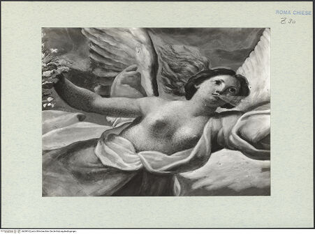 Vorderseite von ICCD [https://www.deutsche-digitale-bibliothek.de/content/lizenzen/rv-ez/] Apotheose der Theologie - Detail: Allegoria der Flora (?), bh289162_recto. Foto.