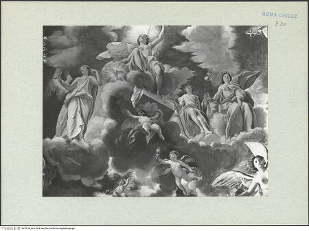 Vorderseite von ICCD [https://www.deutsche-digitale-bibliothek.de/content/lizenzen/rv-ez/] Apotheose der Theologie - Detail: Theolgie, bh289169_recto. Foto.