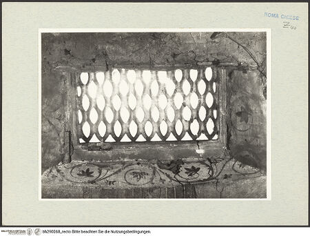 Vorderseite von Istituto Nazionale per la Grafica [https://www.deutsche-digitale-bibliothek.de/content/lizenzen/rv-ez/] Fresken - Fenster?, bh290268_recto. Foto.