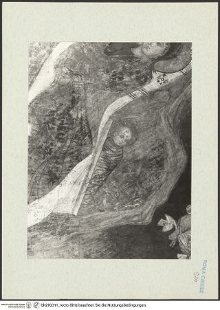 Vorderseite von Istituto Nazionale per la Grafica [https://www.deutsche-digitale-bibliothek.de/content/lizenzen/rv-ez/] Fresken der Geburt Christi und einer MarienkrönungGeburt Christi - Christkind, bh290311_recto. Foto.