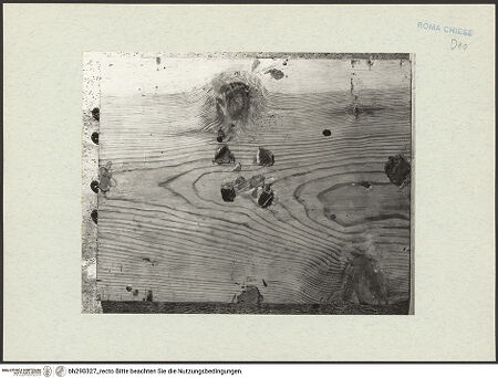 Vorderseite von Istituto Nazionale per la Grafica [https://www.deutsche-digitale-bibliothek.de/content/lizenzen/rv-ez/] Reliquiar des heiligen Anastasius - Gemälderückseite, bh290327_recto. Foto.