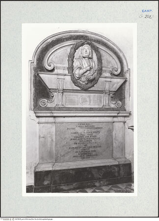 Vorderseite von Courtauld Institute of Art [https://www.deutsche-digitale-bibliothek.de/content/lizenzen/rv-ez/] Grabmal des Cesare Bosco (gest. 1711) - Gesamtansicht, bh290492_recto. Foto.