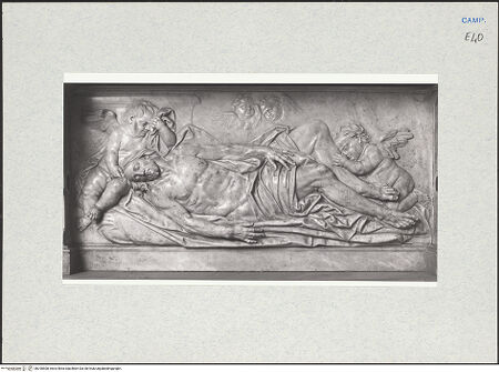 Vorderseite von Courtauld Institute of Art [https://www.deutsche-digitale-bibliothek.de/content/lizenzen/rv-ez/] Grablegung Christi - Gesamtansicht, bh290508_recto. Foto.