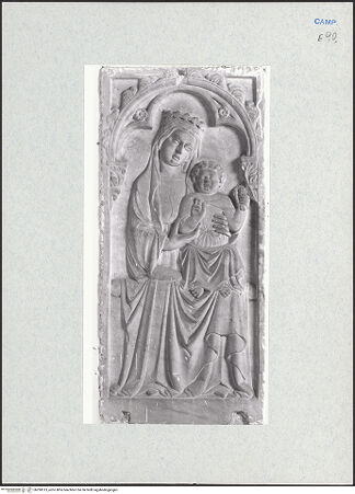 Vorderseite von Courtauld Institute of Art [https://www.deutsche-digitale-bibliothek.de/content/lizenzen/rv-ez/] Madonna - Gesamtansicht, bh290513_recto. Foto.