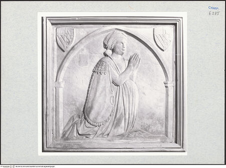 Vorderseite von Courtauld Institute of Art [https://www.deutsche-digitale-bibliothek.de/content/lizenzen/rv-ez/] Porträt eines Stifters - Gesamtansicht, bh290518_recto. Foto.